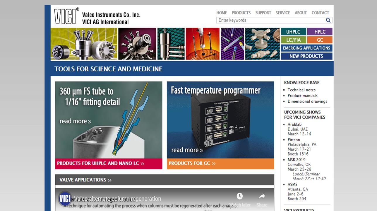 VICI Valco Instrument Co., Inc. Diaphragm Valves